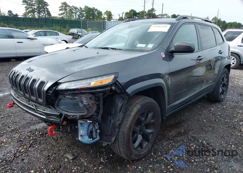 2016 Jeep Cherokee Trailhawk z USA, uszkodzony, nr VIN 1C4PJMBS3GW201884